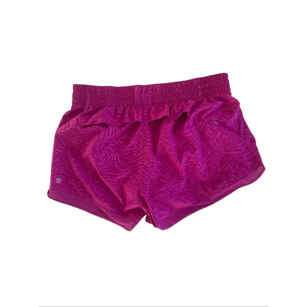 Athleta Magnolia Pink Racer Run Athletic Shorts Women’s Size Medium 4” Inseam - Picture 5 of 5